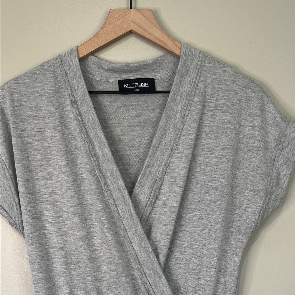 Kittenish Heather Gray Jumpsuit Womens Small - Picture 2 of 8